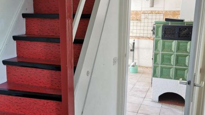 Kleines Haus auf großem Grundstück