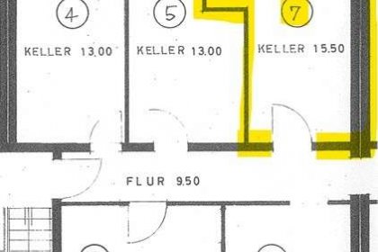 Grundriss Keller