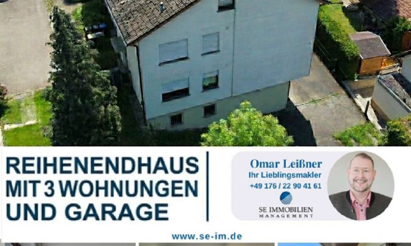*Gepflegtes, teilvermietetes Reihenendhaus mit 3 Wohnungen zu verkaufen!*