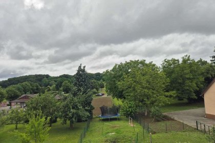 Blick vom Balkon