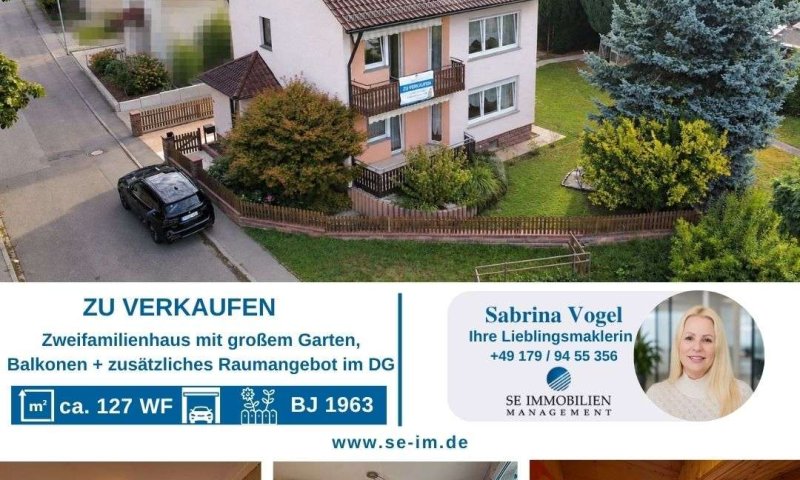 Zwei Wohnungen unter einem Dach – Zweifamilienhaus mit großem Garten