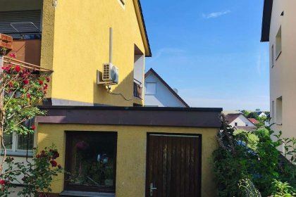 Zugang Garage vom Garten