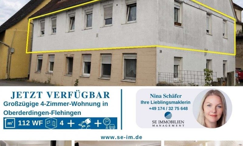 Großzügige 4-Zimmer-Wohnung in Oberderdingen-Flehingen zu verkaufen!