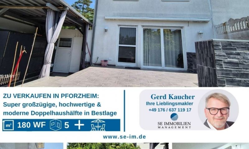 Hochwertige & moderne Doppelhaushälfte in Bestlage von Pforzheim zu verkaufen!