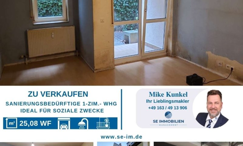 Sanierungsbedürftiges 1 Zimmer Appartement