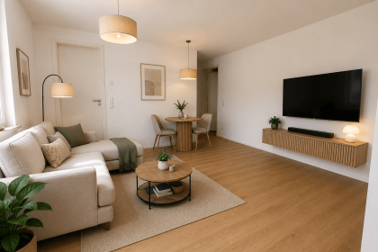 Wohnzimmer KI Ansicht