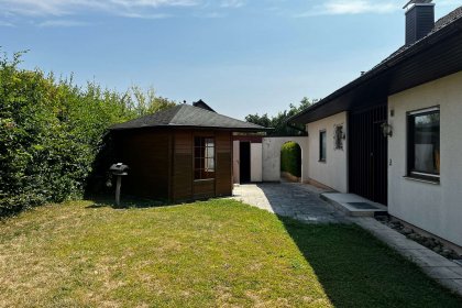 Außenansicht zum Holzhaus