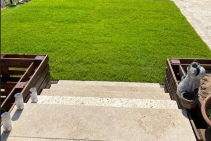 Terrasse zum Garten