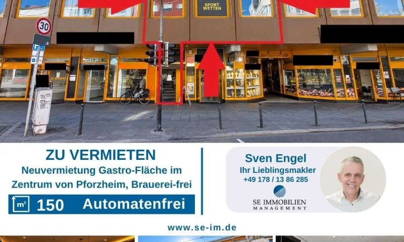 161 m² Gastrofläche ab sofort zu vermieten