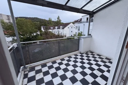 Überdachter Balkon