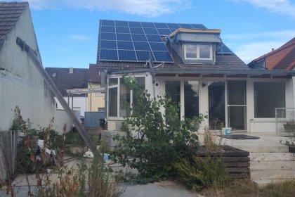 Terrasse und Photovoltaik