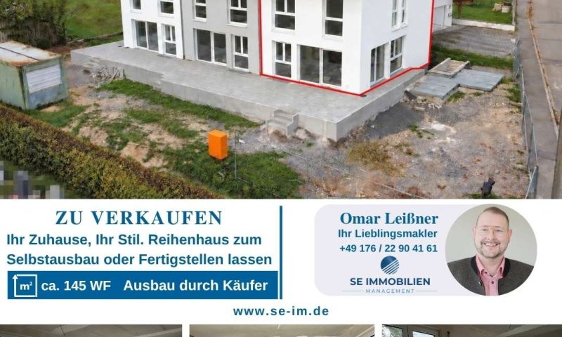 Ihr Zuhause. Ihr Stil.  – Reihenendhaus zum Selbstausbau oder Fertigstellenlassen in Kleinvillars