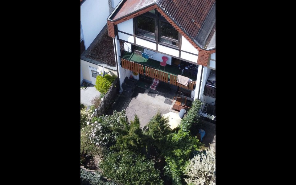 Drohnenansicht Terrasse