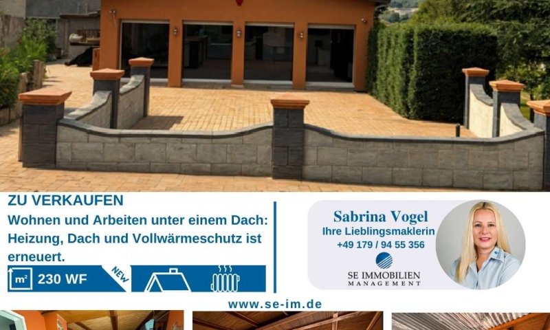 Vielseitiges Objekt / Vereinsheim mit Wohnung in toller Aussichtslage