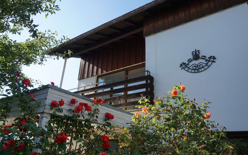 Balkon im Sommer