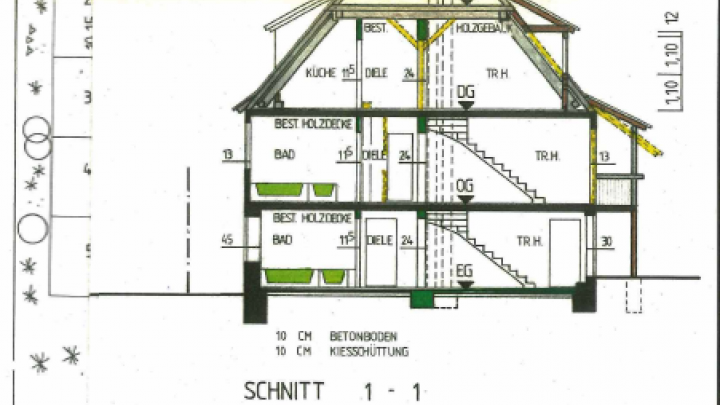 Sanierungsbedürftige 4-Zimmer Wohnung -             Start frei für ihr Projekt!