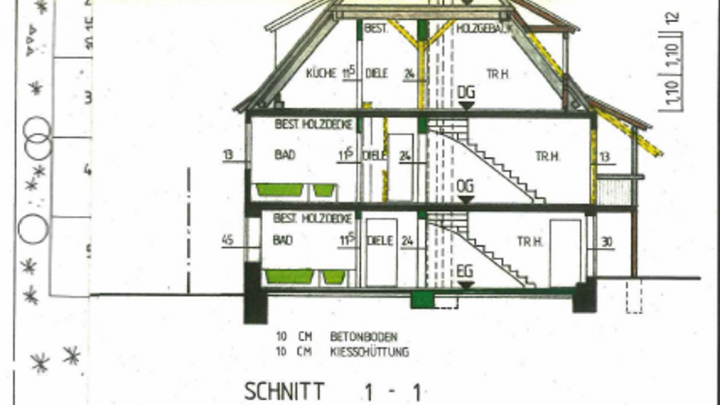 Sanierungsbedürftige 4-Zimmer Wohnung -             Start frei für ihr Projekt!