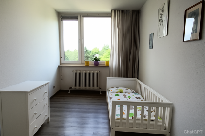 Kinderzimmer Visualisierung mit Möbel