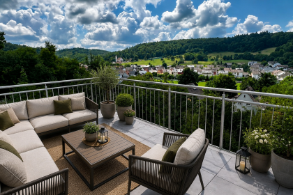 Balkon KI generiert