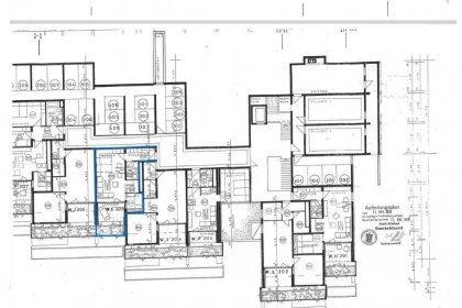 Grundriss bemaßt Kernerstraße 205