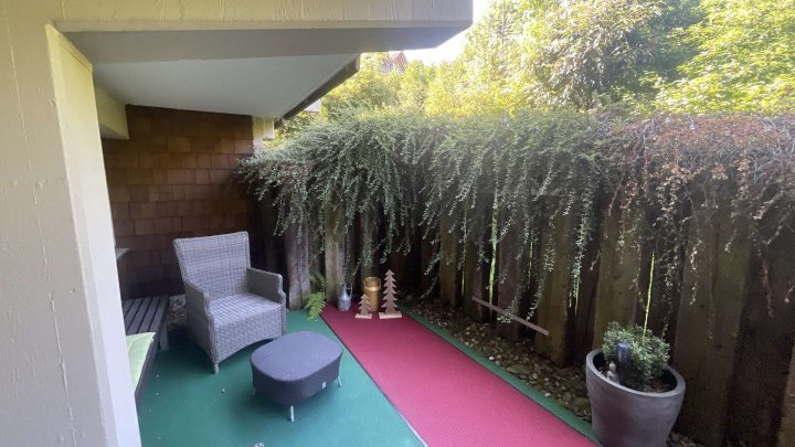 1,5 - Zi. Wohnung mit Schlafnische, Stellplatz u. Terrassen-Ausblick auf den Kurpark Bad Wildbad