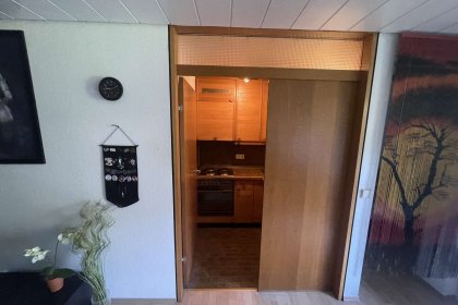 Eingang Wohnbereich zu Küche