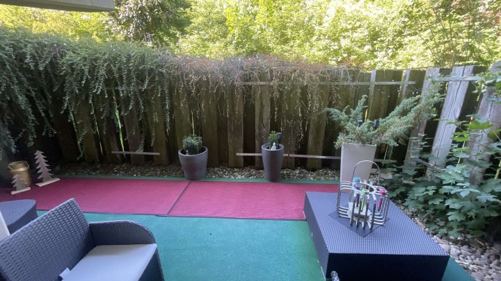 1,5 - Zi. Wohnung mit Schlafnische, Stellplatz u. Terrassen-Ausblick auf den Kurpark Bad Wildbad