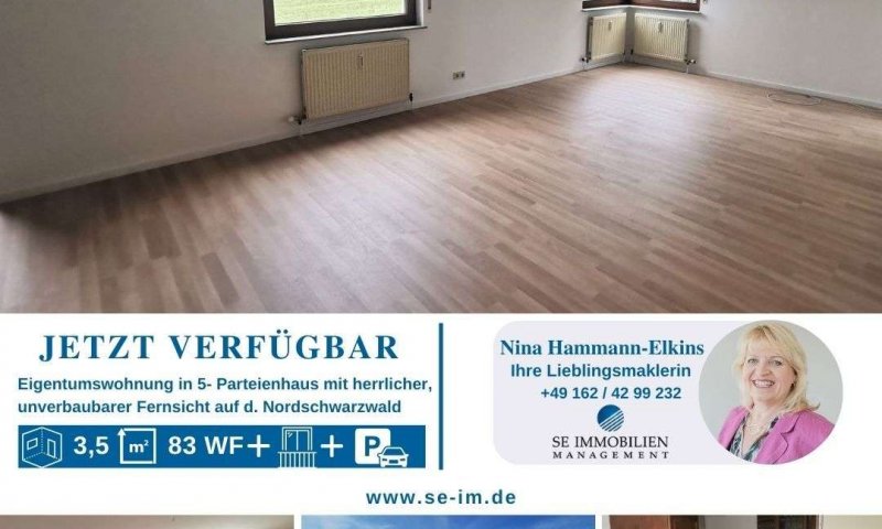 3,5-Zi.-ETW im Erdgeschoss mit herrlicher Fernsicht