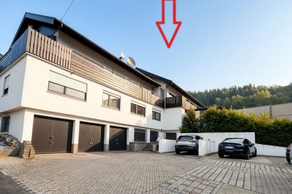 Vorderansicht markiert