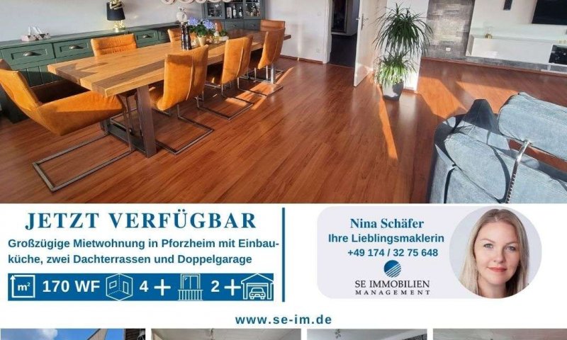 Großzügige 4 Zimmer-Wohnung in Pforzheim zu vermieten!