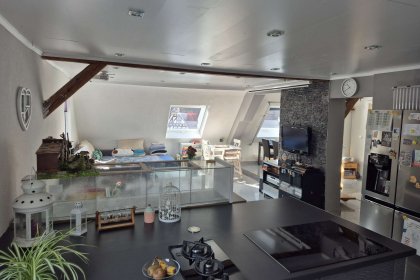 Blick ins Wohnzimmer