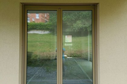 Detail Doppelschwingtür Terrasse