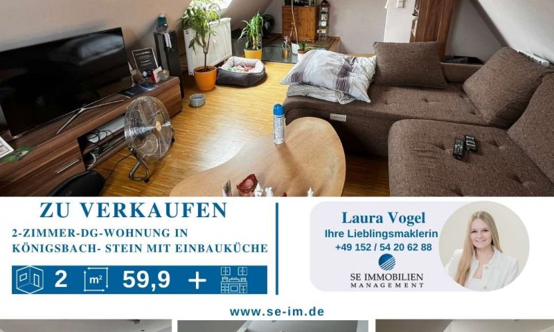 2-Zimmer DG-Whg in Stein zu verkaufen!