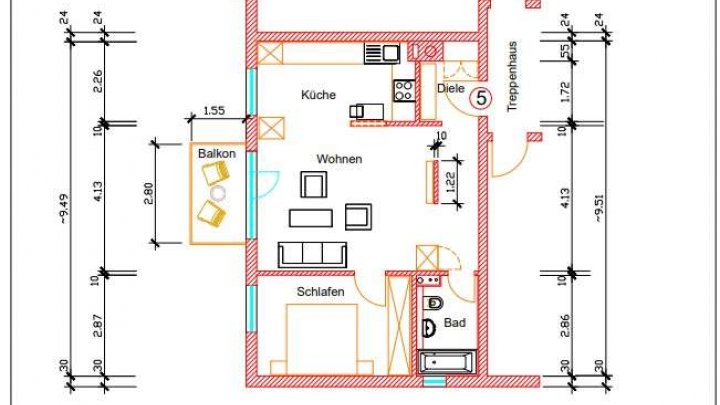 Freundliche Erdgeschosswohnung mit 2 Zimmern zu verkaufen!