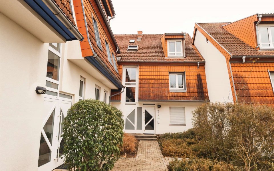 Außenansicht Zugang