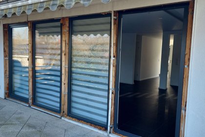 Fehlende Fensterverkleidung