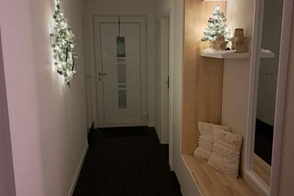 Eingangsbereich Diele dekoriert