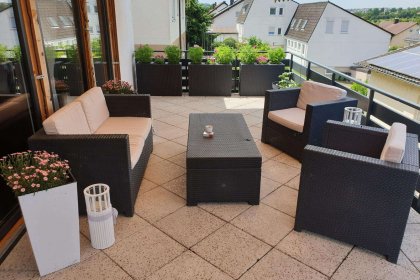 Terrasse möbliert