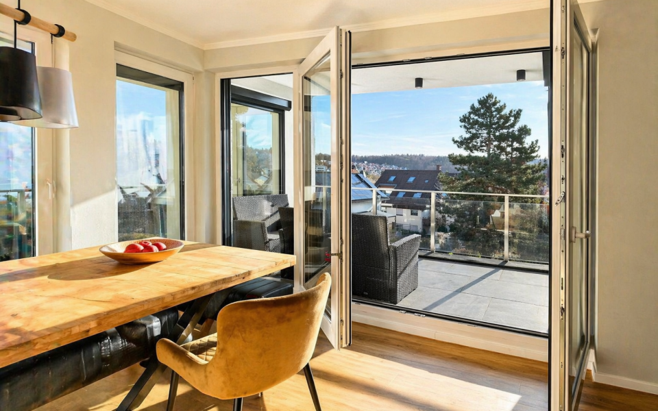 Wohn-Essbereich-Zugang Balkon