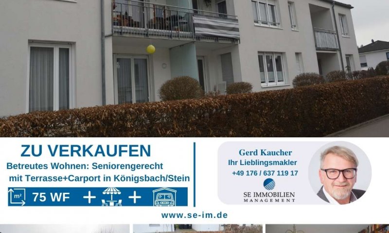 Betreutes Wohnen: Seniorengerecht auf 75 qm mit Terrasse und Carport