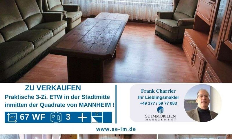 Praktische 3 - Zi. ETW in der Stadtmitte!