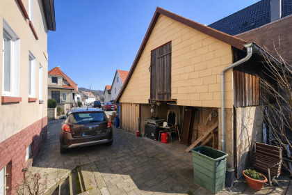 Einfahrt, Scheune, Stellplatz