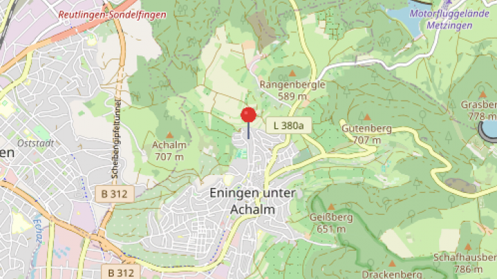 Ruhig gelegene 3,5 Zi-Whg mit Terrasse am Fuße der Achalm