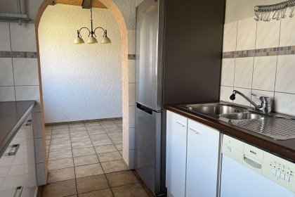 Küche mit Blick ins Esszimmer