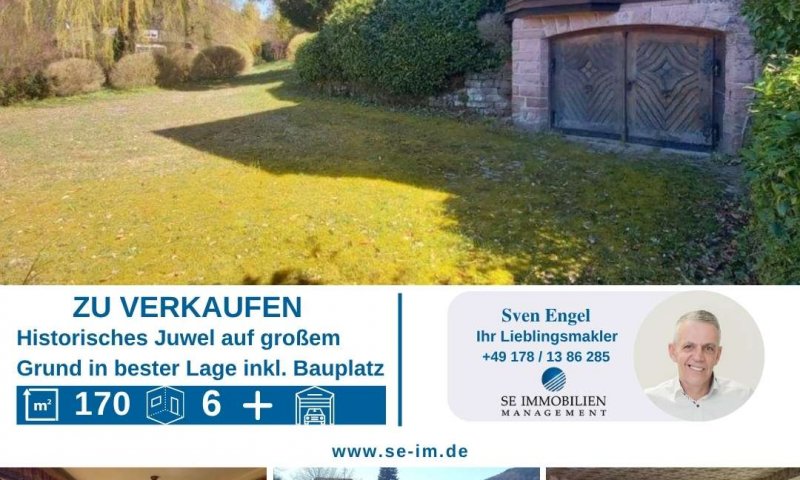 Historisches Juwel auf großem Grund in bester Lage