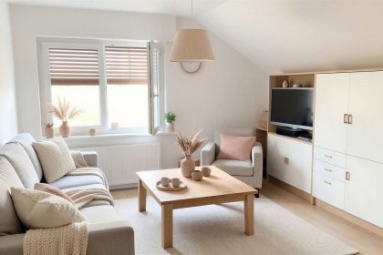 Wohnzimmer - (KI generiert)